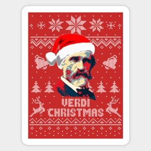 Giuseppe Verdi Christmas Sticker